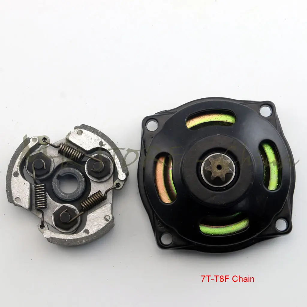25H 7T Коробка передач барабанный клатч колодки комплект 43cc 47cc 49cc карманный