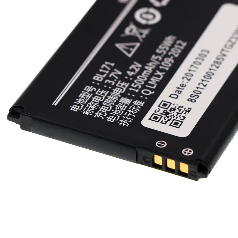 1500 мА/ч BL171 батарея для Lenovo A60 A65 A319 A500 A368 A390 A390T A356 A370E мА/ч. Аккумулятор Bateria Акку PIL
