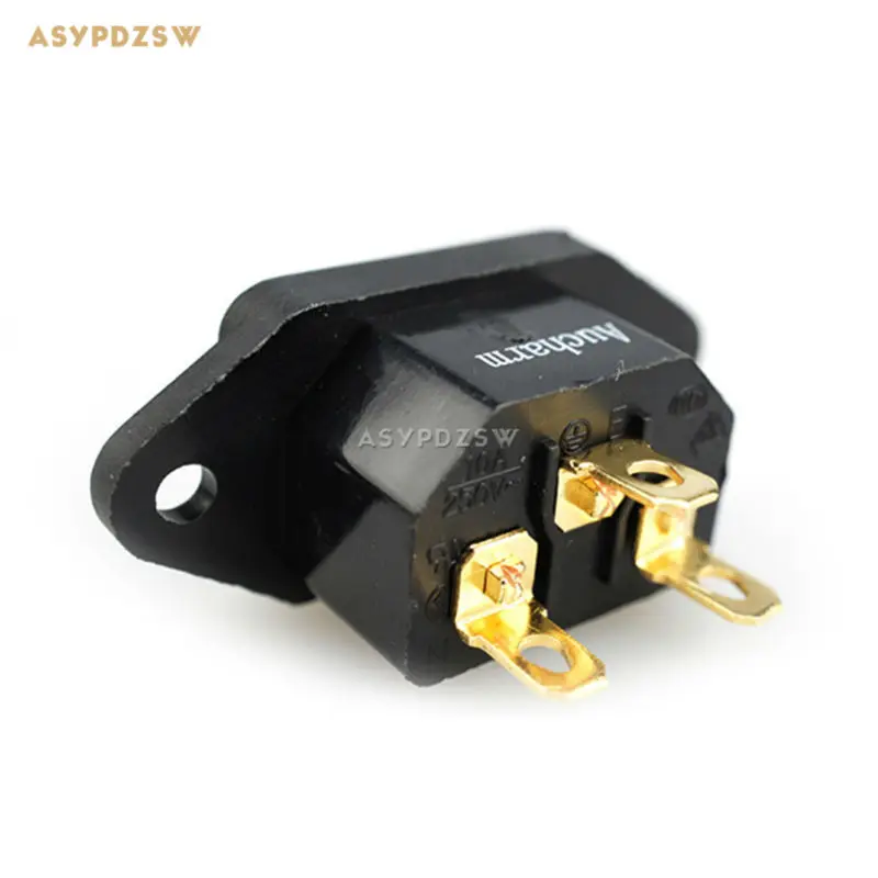 Aucharm IEC 4N фиолетовая медная позолоченная розетка питания 10A/250V HIFI REC AC|ac power socket|power