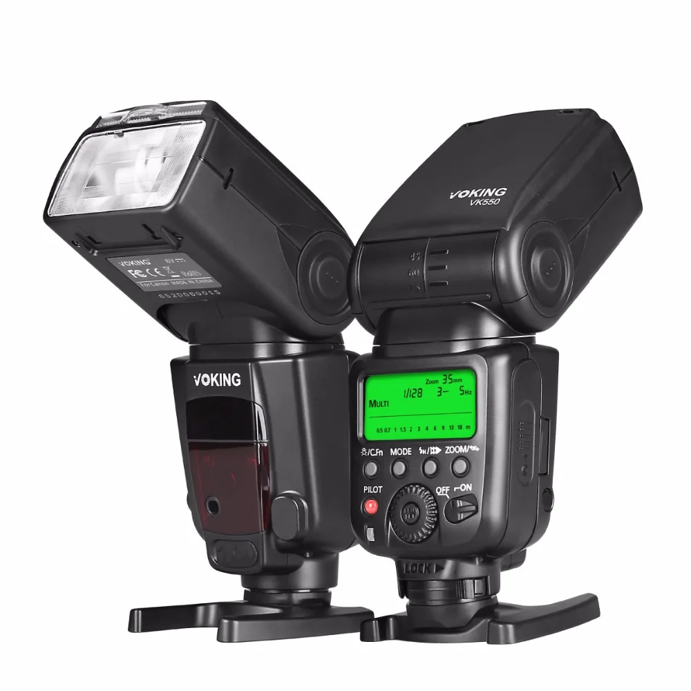 Вспышка Voking VK550 ETTL Slave Mode ручная вспышка с дисплеем для Canon EOS Rebel 5DS 5DSR 5S Mark IV 5D III 6D
