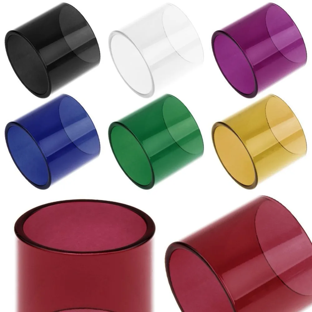 

New Colorful Replacement Glass Tube For melo3 tank 75w 2ml Electronic Cigarette Accessories pyrex Glass tube 1pcs