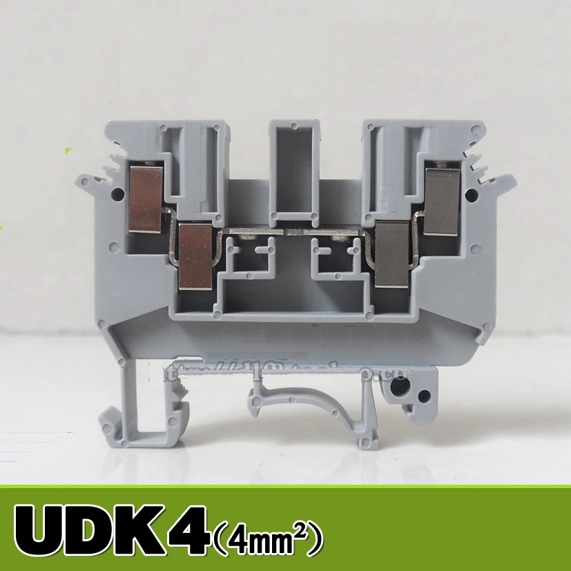 

Клеммные блоки dealhola UDK4 серые 50 шт