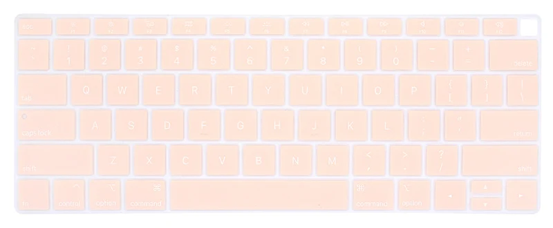 Защита клавиатуры США для Macbook Air 13 A1932 Силиконовая Защитная пленка для клавиатуры крышка MacbookAir 13,3 A1932 защита кожи - Цвет: Розовый