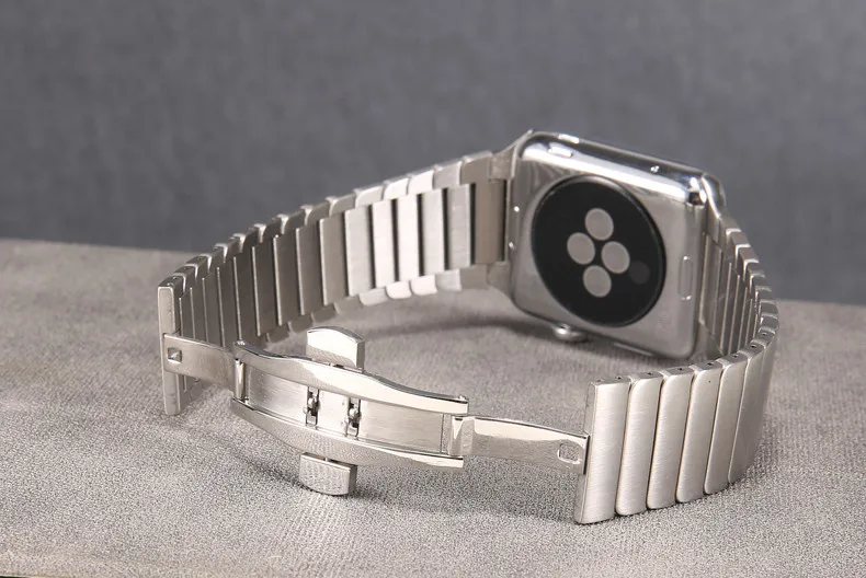 Звеньевой браслет из нержавеющей стали для Apple Watch Series 4 44/42/38 мм|link bracelet|band for apple