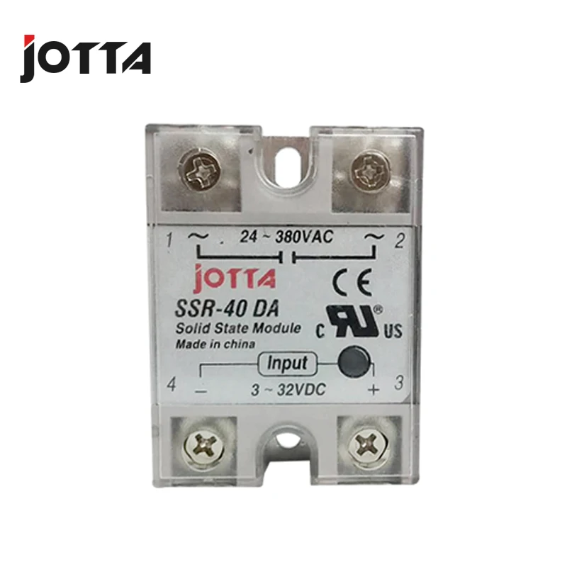 Бесплатная доставка Однофазное твердотельное реле SSR 10DA/25DA/40DA DC control AC в белом