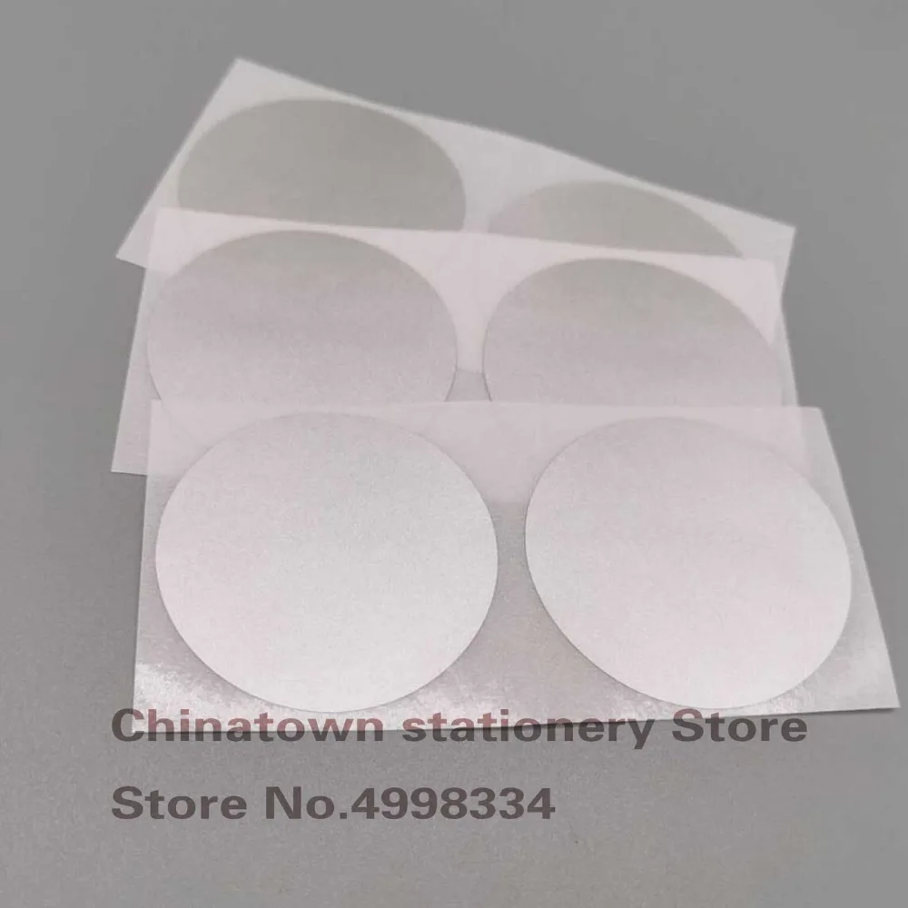 Najtaniej 2000 Szt. 45mm X 45mm Srebrzyste Okrągłe Zdrapki Naklejana Etykieta Bilety Promocyjne