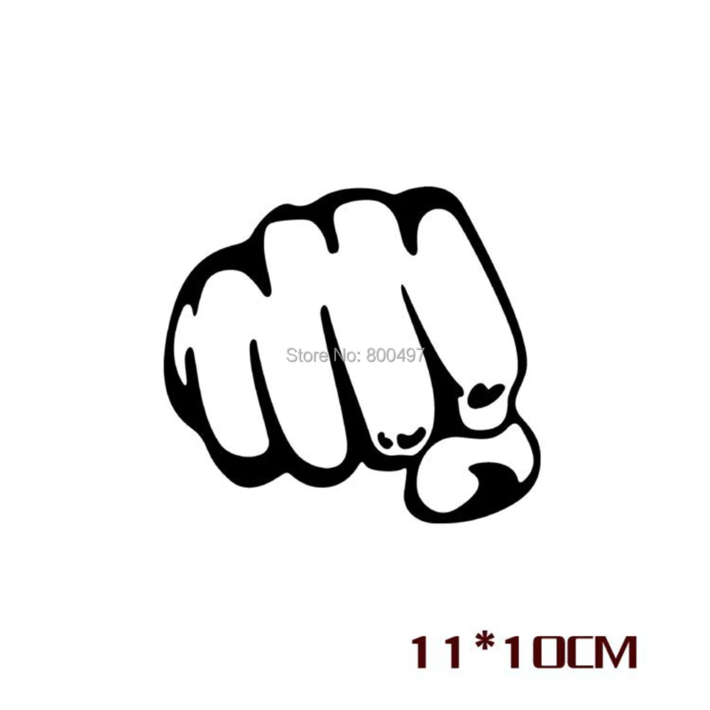 Newest Creative Fist Holding Style Car Sticker Car-covers Decals for Volkswagen BMW Benz Opel Peugeot Honda Chevrolet Renault | Автомобили