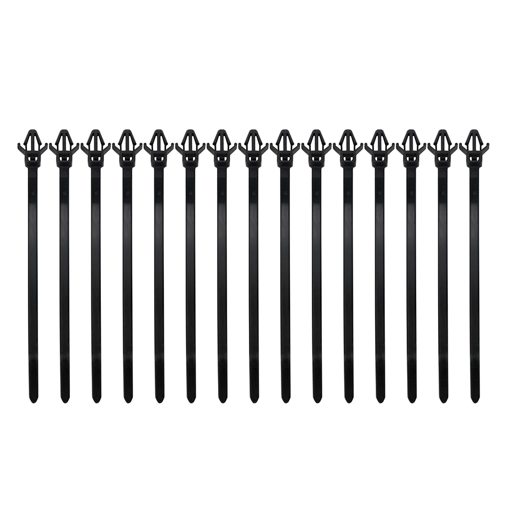 

LEEPE Cable Ties Management Car Wire Organizers Cable Clamp Clips Wire Fastener Car-styling 15 Pieces For Car Corrugated Pipe