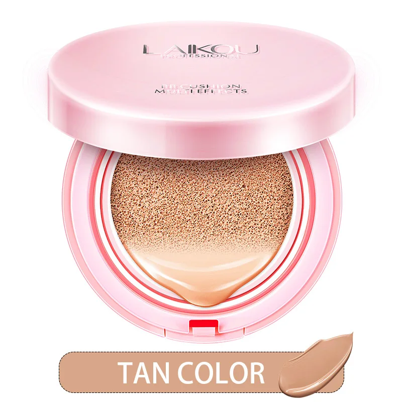 Бренд LAIKOU Air Cushion BB крем консилер макияж Корейская Косметика Голый макияж основа солнцезащитный крем увлажняющий CC изоляция - Цвет: TAN 15g