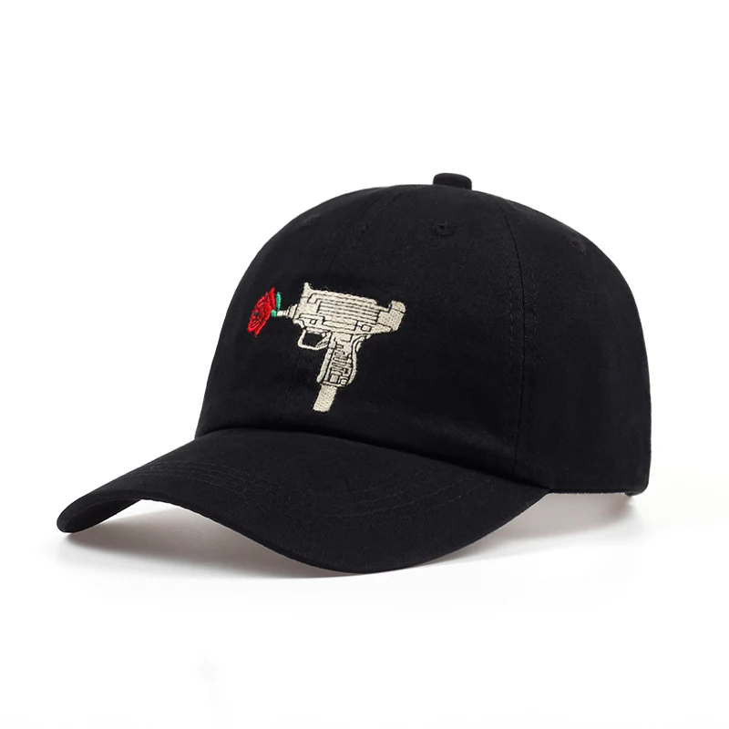 2019 Горячая пистолет УЗИ бейсболка с вышивкой розы Ak47 Snapback US модные Casquette папа