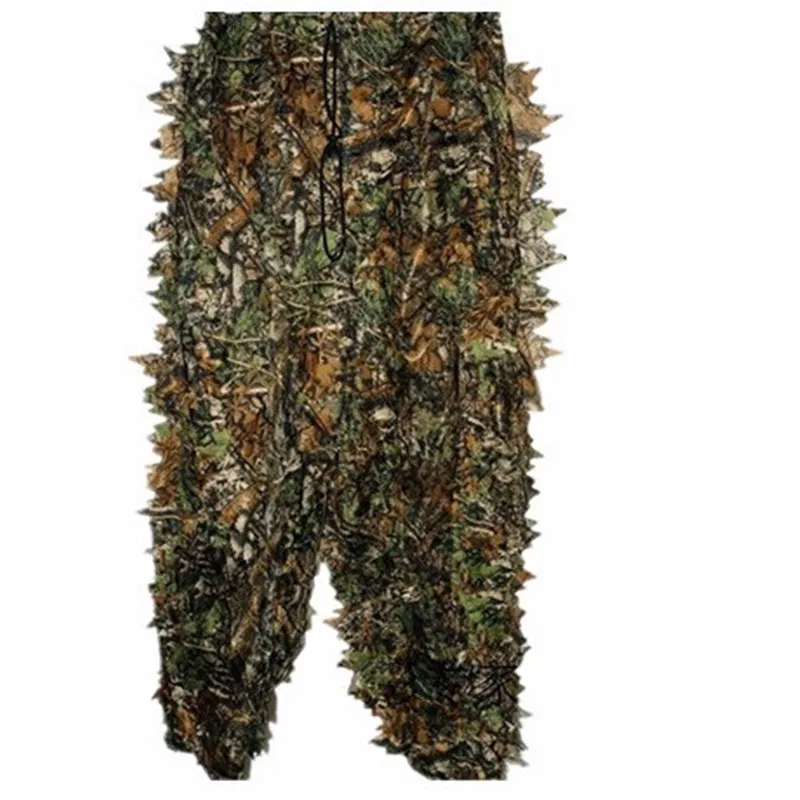 Унисекс Chasse Топ Пейнтбол Ghillie костюм камуфляж 3d лист Realtree Снайпер для отдыха на