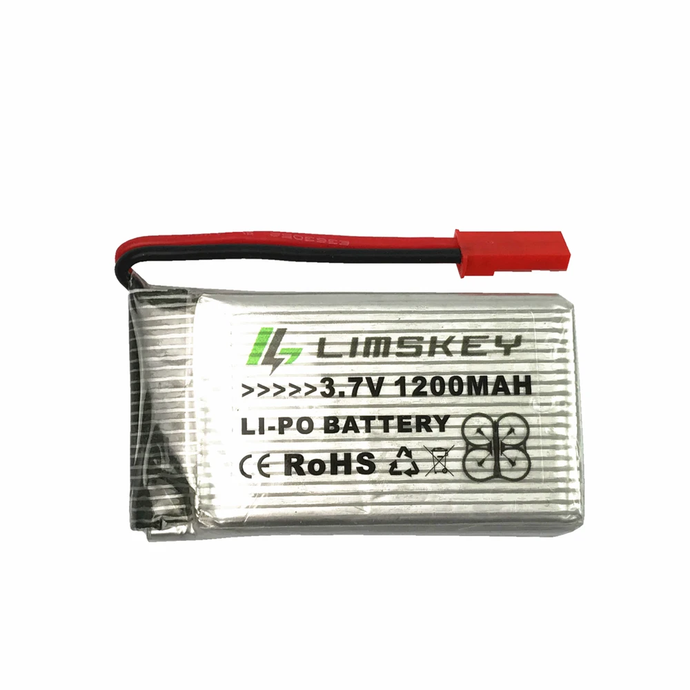3,7 V 1200 mAH Lipo батарея для дистанционного управления вертолетом Li-po батарея 3,7 V 1200 mAH 25C разряда SM Черные Пробки 903052