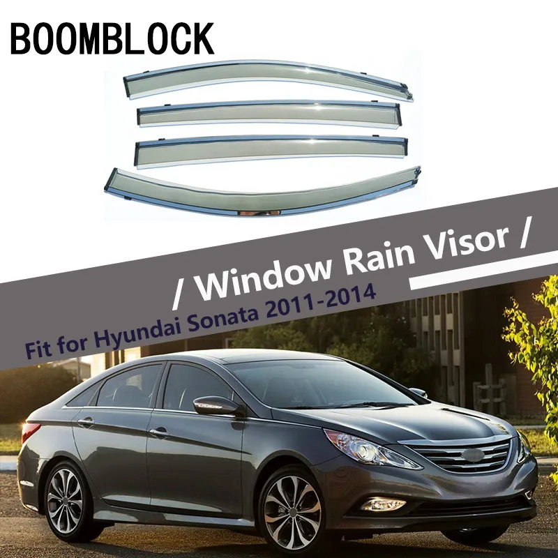 Козырёк от дождя для Hyundai Sonata 2014 2013 2012 2011 4 шт.|Навесы и укрытия| |
