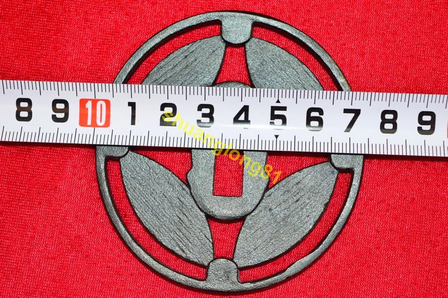 Красивая японская железная стальная защита Tsuba для самурайского ножа катана меч