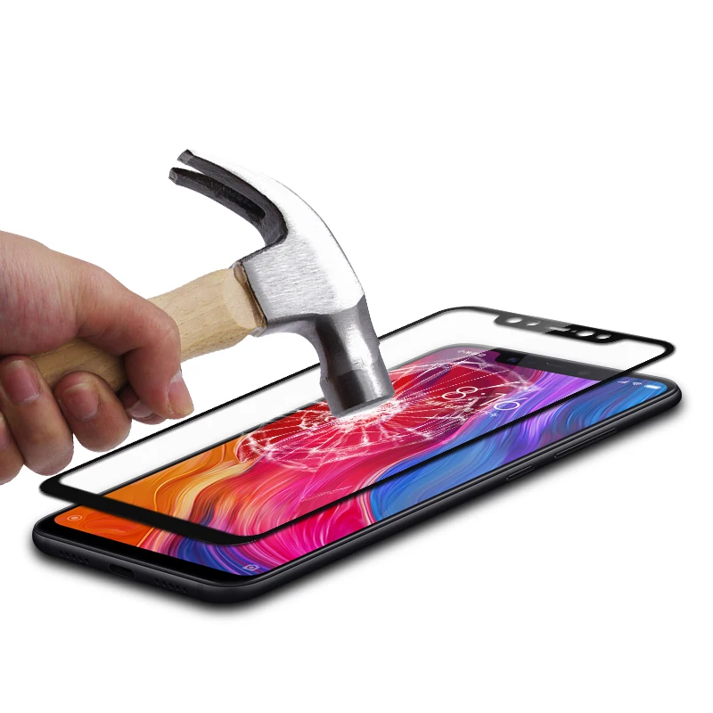 Защитная пленка для экрана xiaomi mi8 закаленное стекло 8 полное покрытие полный клей
