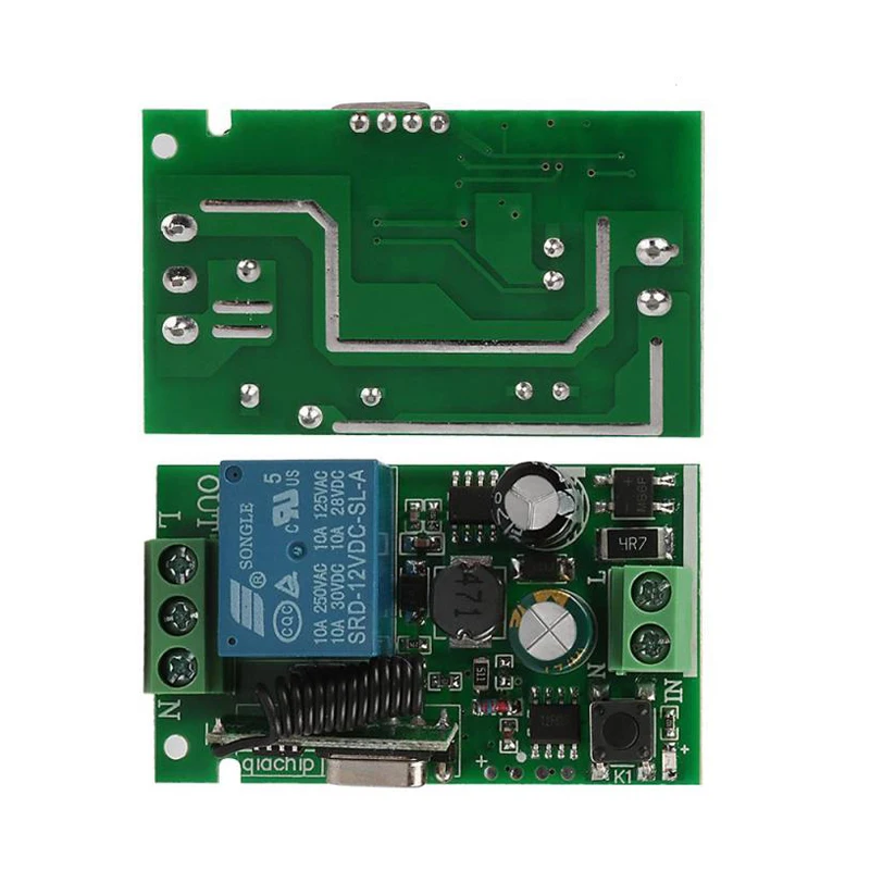 QIACHIP AC 250 V 110 220 1CH 433 Mhz универсальный Беспроводной удаленного Управление реле