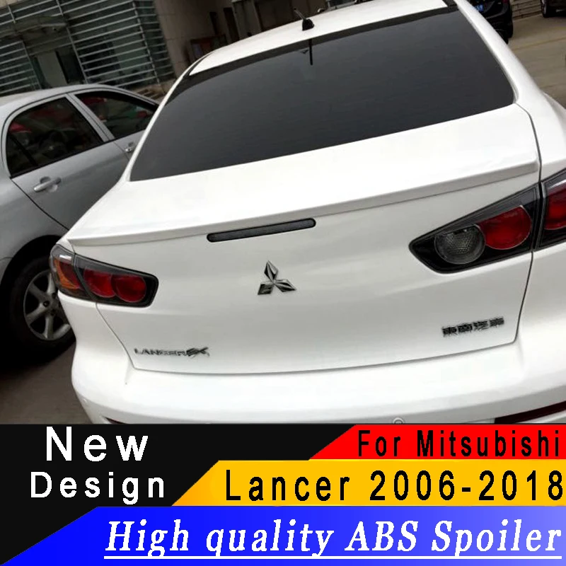 Спойлер для Mitsubishi Lancer EX от 2006 до 2018 высококачественный спойлер из ABS праймер или