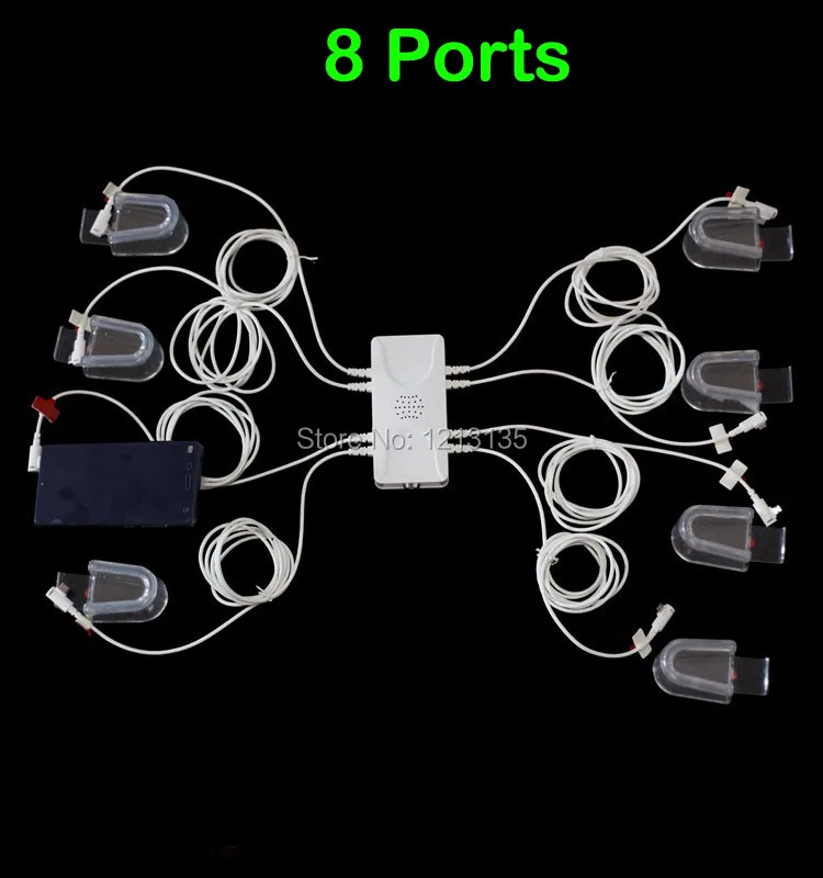 8 порты для сотового телефона дисплей противоугонное устройство система