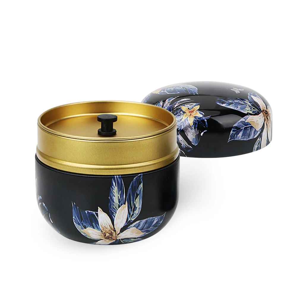 HILIFE Matcha контейнер круглая металлическая коробка для чая Китайский стиль кофейная пудра Органайзер банки чайные пакетики чайная банка держатель для хранения мини