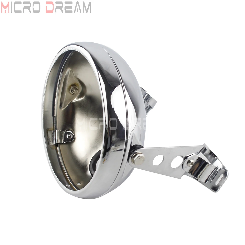 Хромированный мотоцикл 7 дюймов светодиодные фары корпус кронштейн для Harley Sportster