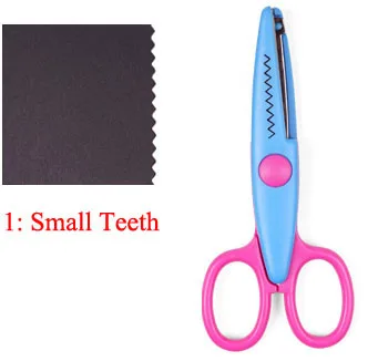 Laciness Zig Zag Студенческая детская бумага pinking scissor скрапбук фотоальбом Сделай Сам срезной ручной работы срезной креативный дневник ремесло - Цвет: 1 Small Teeth