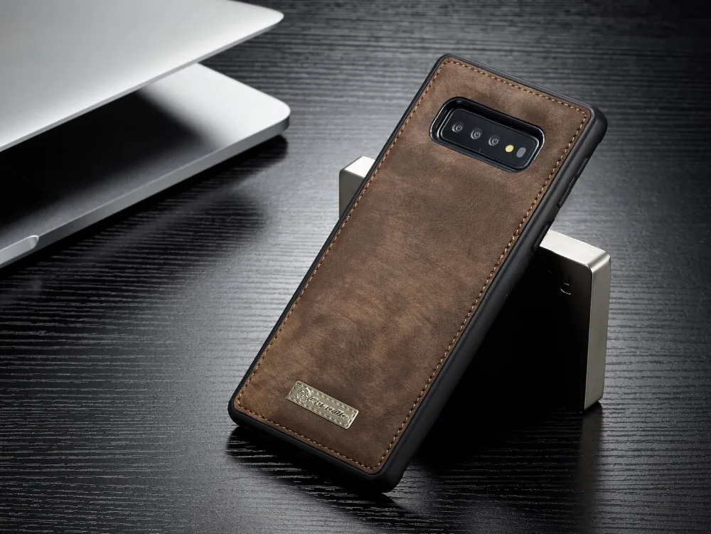 Для samsung Galaxy S10 чехол 2 в 1 съемный из натуральной кожи Магнитный чехол-книжка флип-бумажник чехол для samsung S10 E S10 Plus