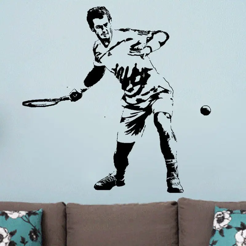 Теннисная наклейка на окна автомобиля Спортивная муурстиксы именные постеры