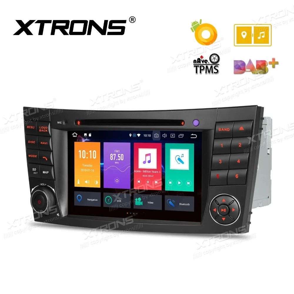 Автомобильный DVD плеер OS7 Android 8 0 GPS радио для Mercedes Benz E Class W211 2002 2008 и CLS w222 2005