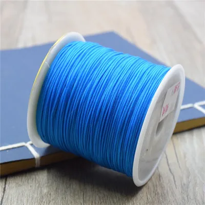 Нейлоновый шнур 10 м 0 8 китайский с узлом макраме плетеный DIY кисточки вышивка