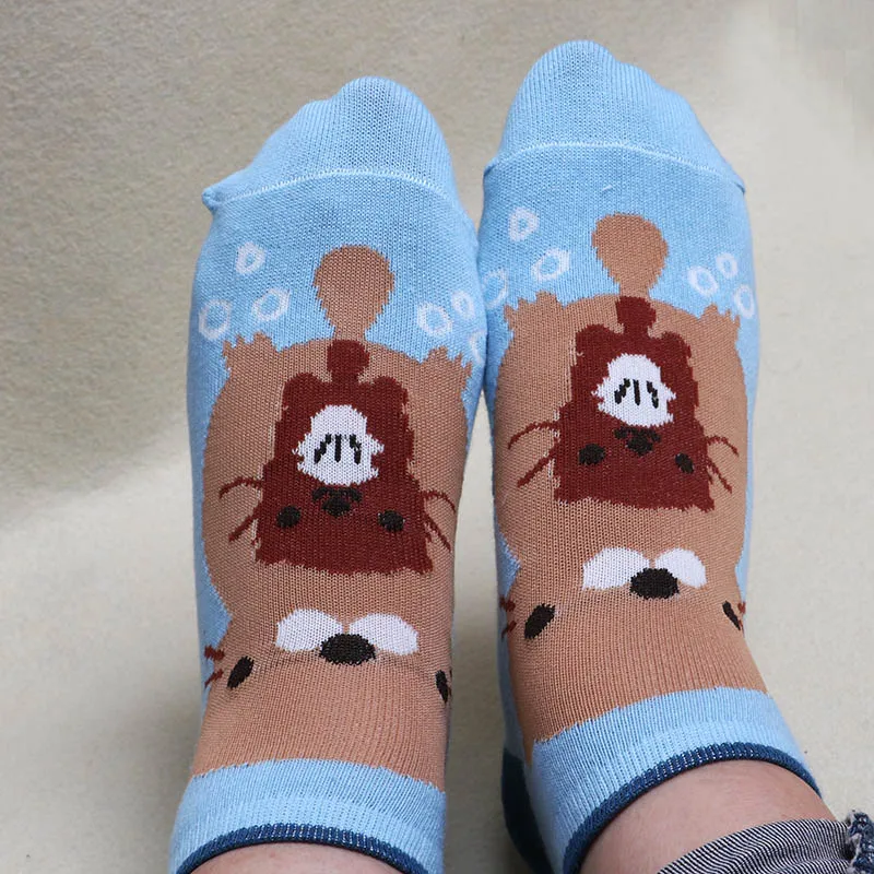 Socken damen, женские, для девочек, мужские, чёсаный хлопок, длинные носки, мужские носки, набор, цветные, забавные, Веселые носки