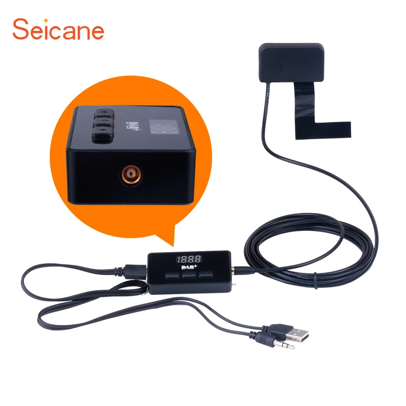 Seicane Top Sale DAB+ Audio Receiver Radio Tuner Car Digital with USB Interface RDS Function new arrival | Автомобили и мотоциклы