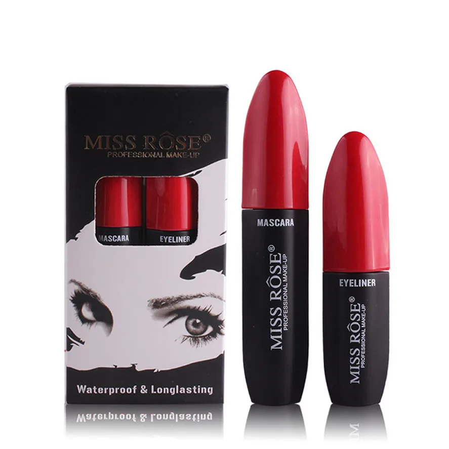 MISS ROSE 1 шт. ресницы тушь для ресниц + подводка глаз ручка волокно