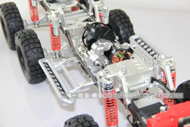 Новый Super off Road 6X6 грузовика 1/10 весы RC 6WD Rock Cralwer металлическая рама + шасси | Игрушки