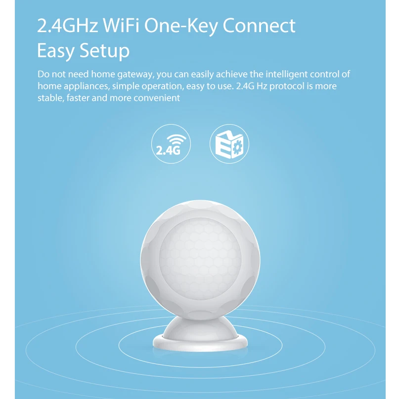 SMARSECUR Wi-Fi PIR датчик движения для домашнего офиса охранная сигнализация работает с Tuya Smart life
