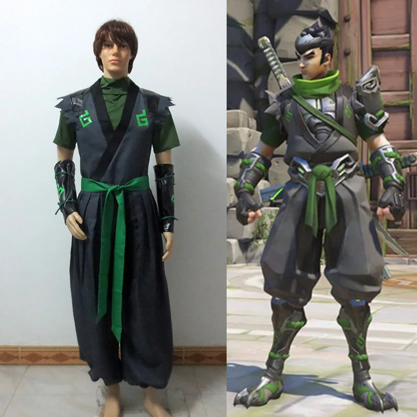 OW Косплей Гэндзи костюм Хэллоуин униформа косплей Индивидуальный любой размер |