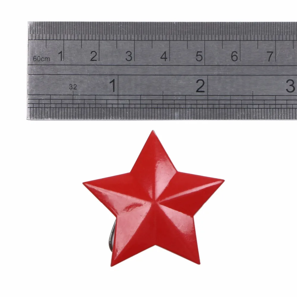 ORIGINAL CHINESE ARMY PLA CAP BADGE RED STAR |