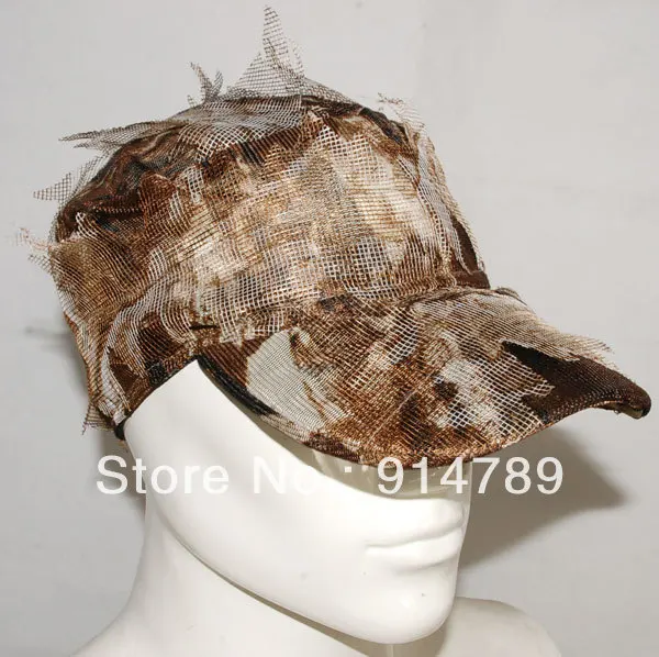 Камуфляжная охотничья сетчатая шляпа в виде листьев для страйкбола REALTREE 3D