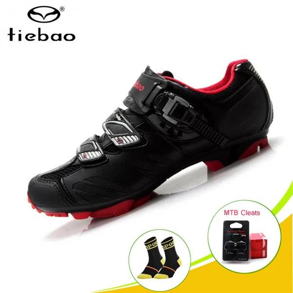 Cleats for 1407 B Tiebao велосипедная обувь мужская sapatilha ciclismo mtb SPD велосипедные кроссовки дышащие самозакрывающиеся горный велосипед MTB обувь - Цвет: Cleats for 1407 B