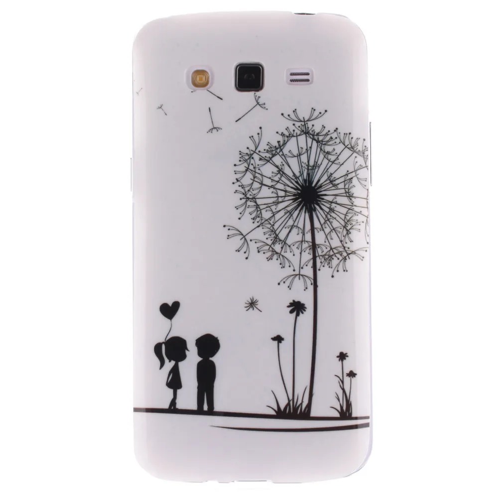 Мягкий ТПУ IMD чехол для телефона Samsung Galaxy Grand 2 Duos G7102 G7105 G7106 G7108 G7109 G7100 G71S SM