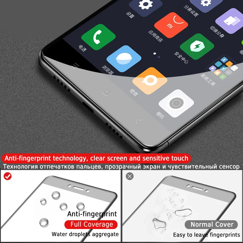 Artisome полное покрытие закаленное стекло для Xiaomi Redmi Note 4 4X Pro защита экрана Защитная