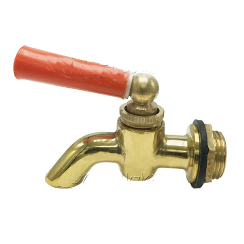 1 шт. BSP наружная резьба небольшой кран для горячей воды античный латунный с одной
