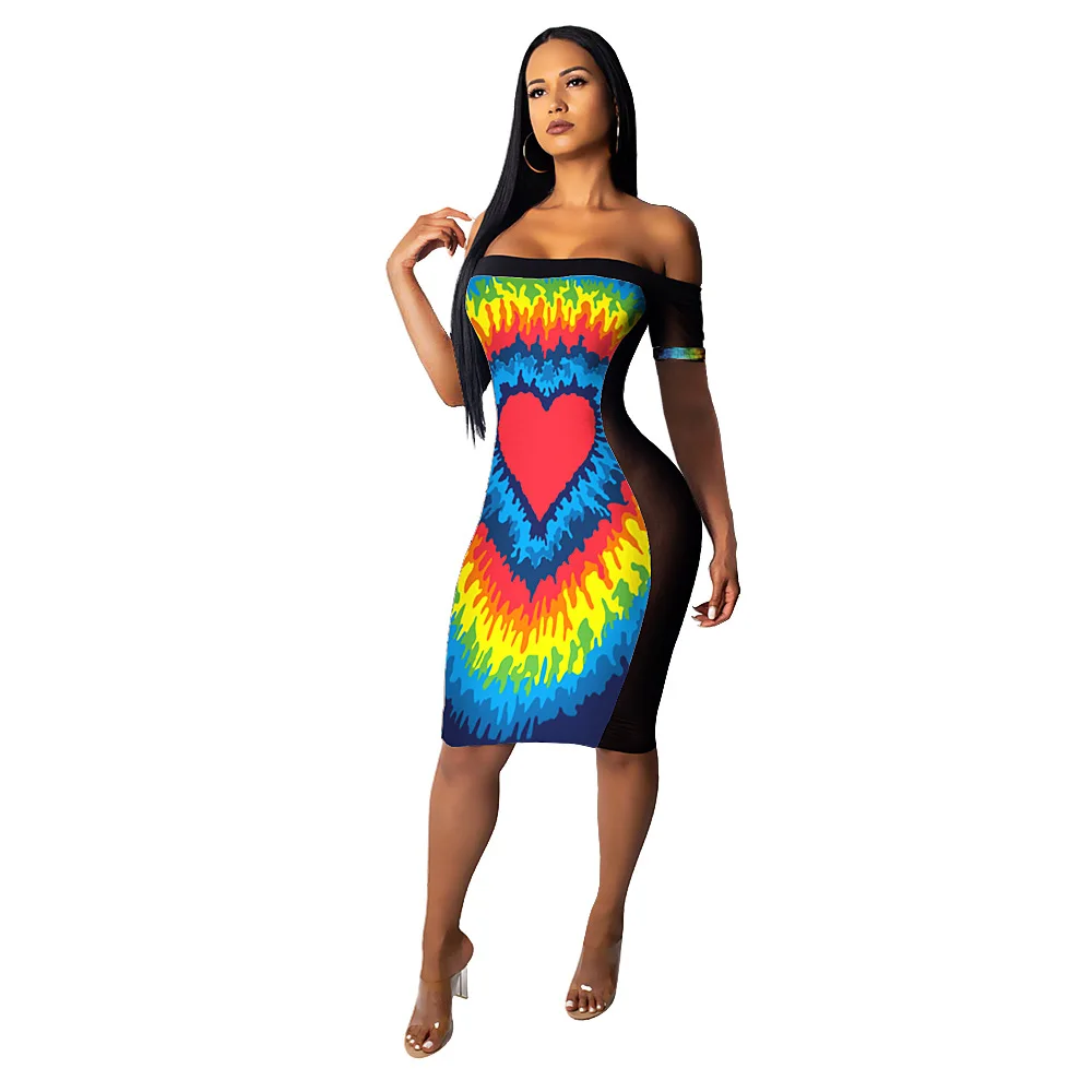 2019 женское летнее черное платье с вырезом в виде сердца и галактики без бретелек