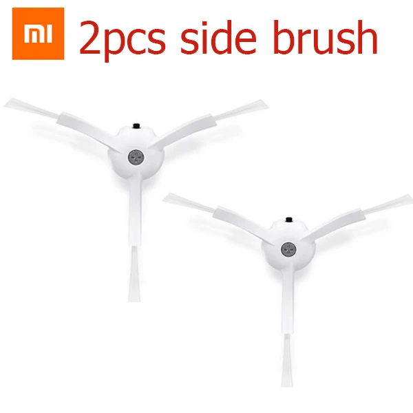Оригинальная Xiaomi Mi робот пылесос аксессуары боковая щетка 2 шт., HEPA фильтр 2 шт., основная щетка 1 шт., инструмент для чистки 1 шт. Запчасти для пылесоса