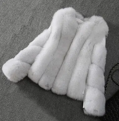 EIFURKOP Новое модное пальто из натуральной лисы с длинными рукавами из овчины Женская одежда из натурального меха короткая куртка с круглым вырезом в полоску - Цвет: natural white