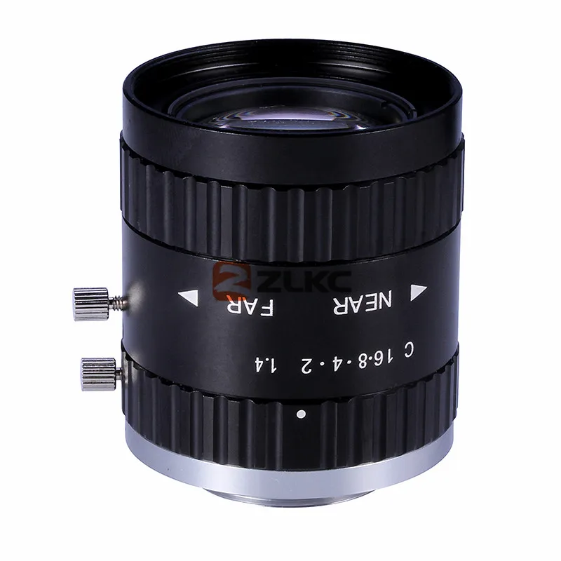 5 мегапикселей C Mount 35 мм 2/" F1.4 FA/Машинное видение объектив с фиксированным фокусным расстоянием промышленная камера ручная Радужная линза с низким искажением