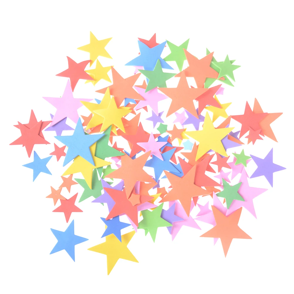 Около 190 шт./пакет смешанные наклейки из пены со звездами детские для детского
