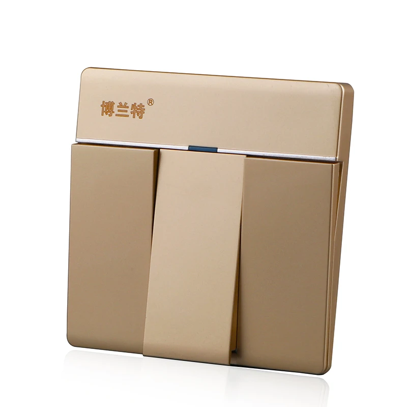 Переключатель розетки настенный выключатель трехкратной формы управляется с