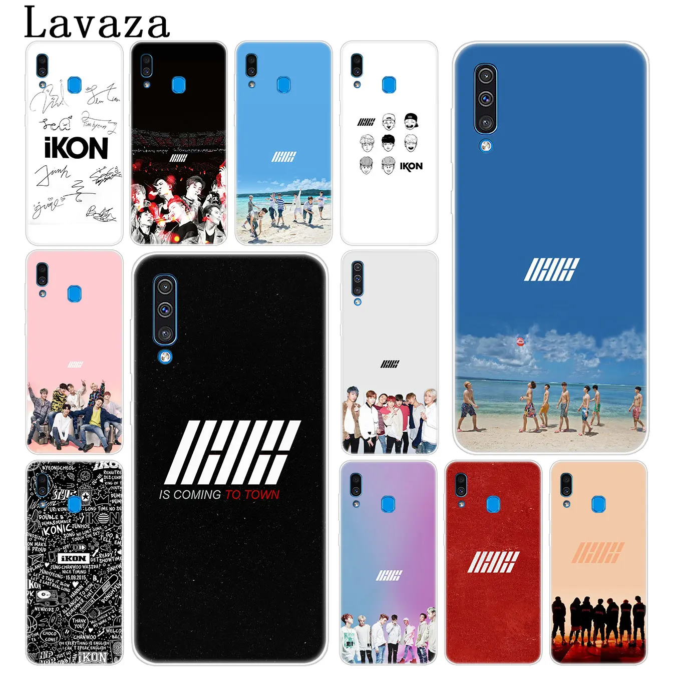 Lavaza ikon kpop музыка жесткий прозрачный чехол для мобильного телефона Samsung Galaxy A70 A60 A50
