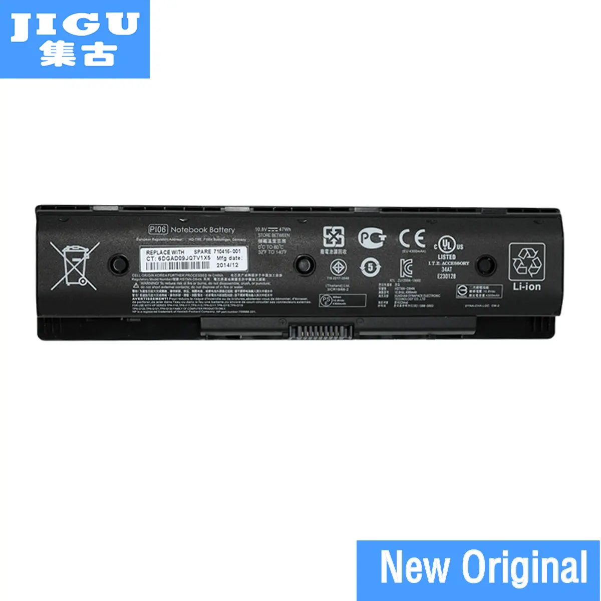 Оригинальный аккумулятор JIGU PI06XL PI09 PIO6 Q117 для ноутбука HP Envy 14 15 17 PAVILION 14t 14z 15t 15z