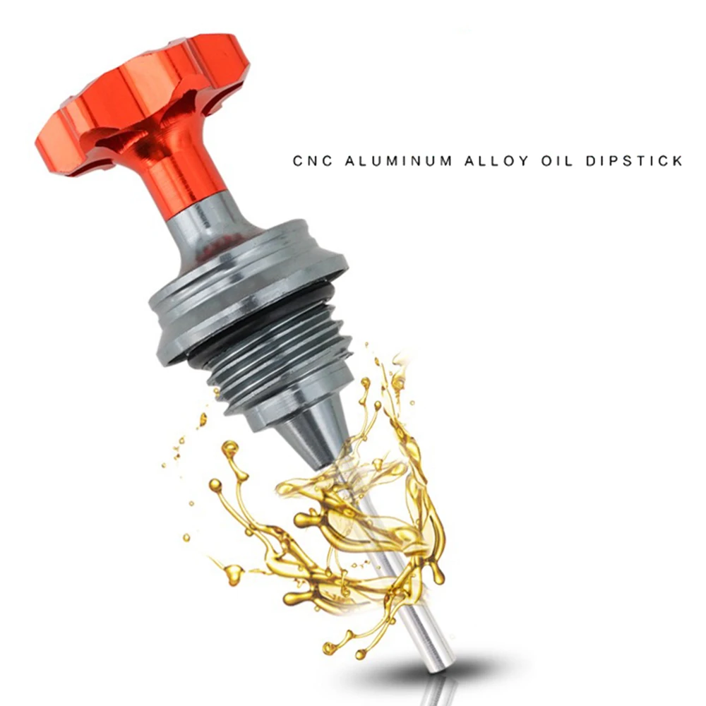 Универсальный Масляный бак для мотоцикла измеритель уровня мотоциклетная